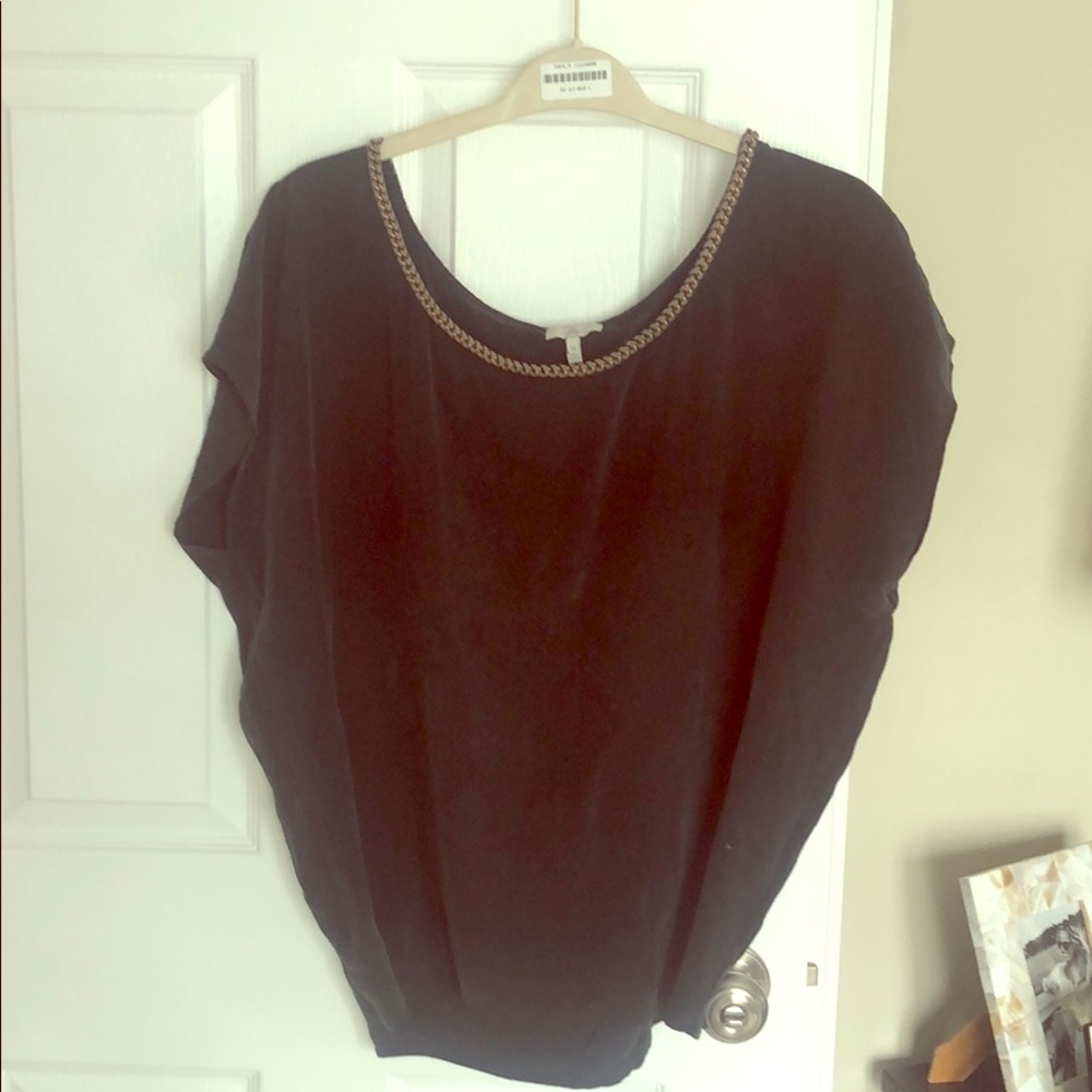 Joie off the shoulder silk top